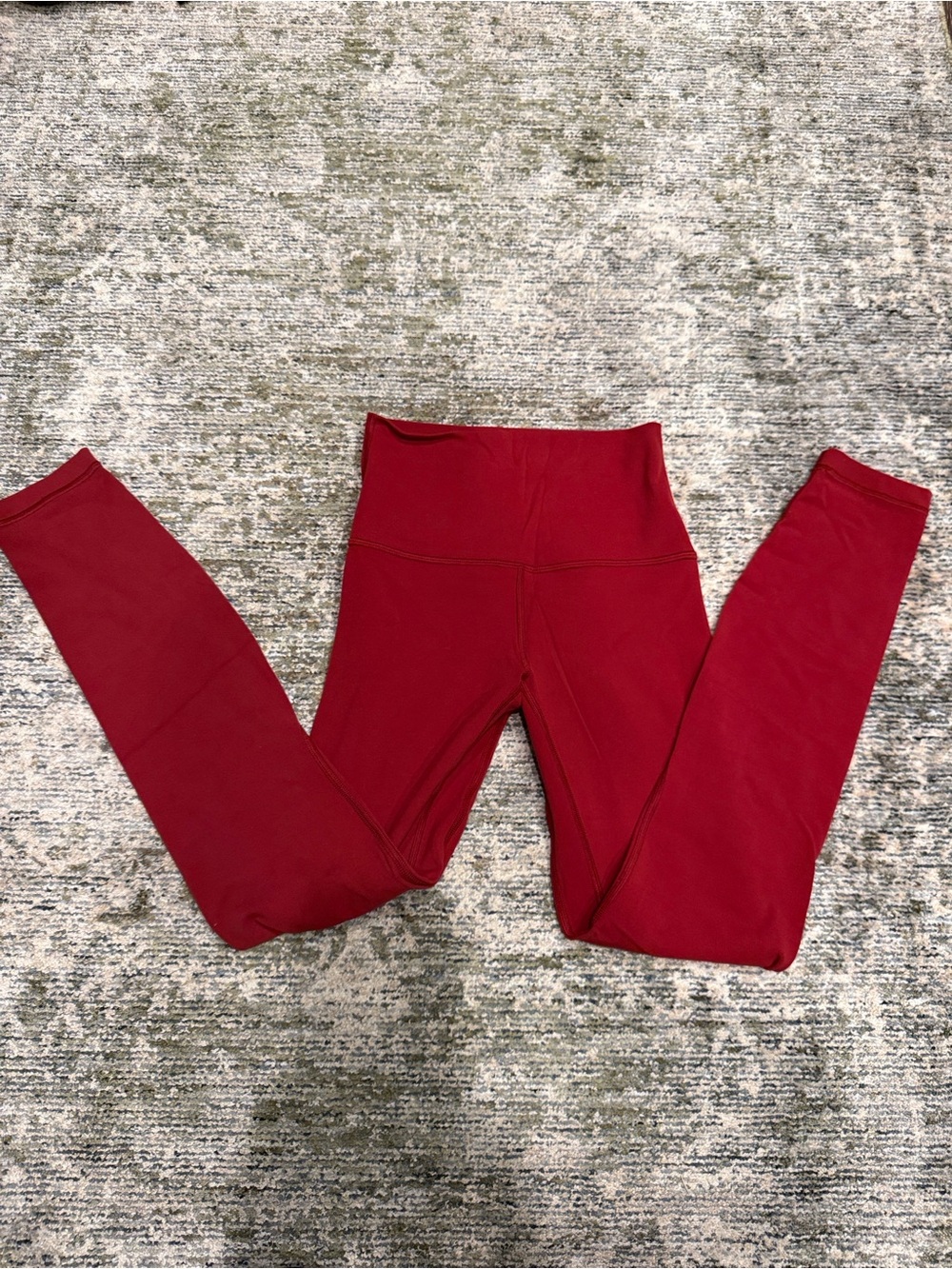 lululemon athletica High-Waist Crimson Leggings